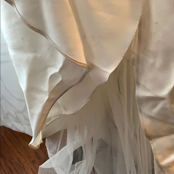 Wedding Bridal Dress Ivory color w/ Garment Bag - Picture 10 of 16